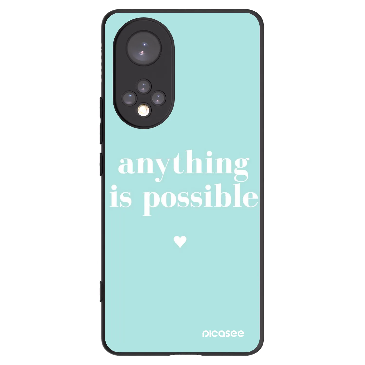 Picasee silikonski črni ovitek za Huawei Nova 9 - Anything is possible