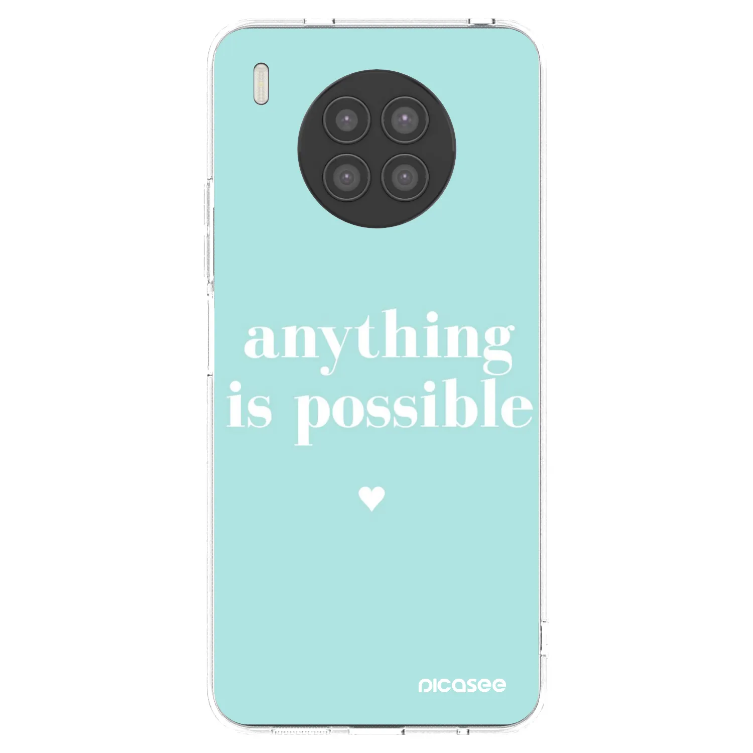 Picasee silikonski prozorni ovitek za Huawei Nova 8i - Anything is possible
