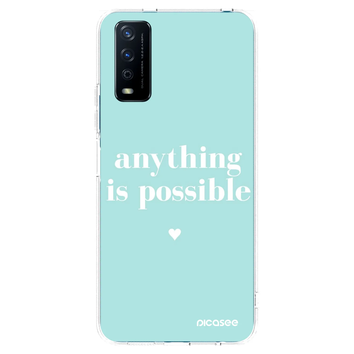 Picasee silikonski prozorni ovitek za Vivo Y11s - Anything is possible