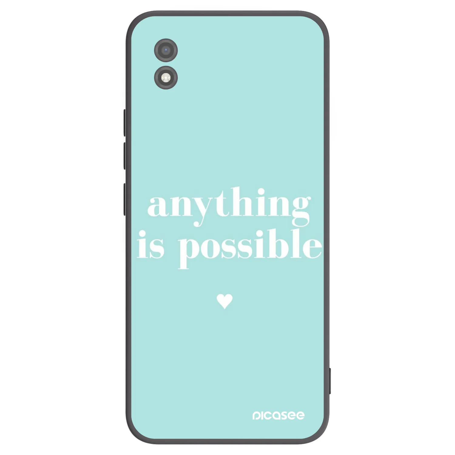 Picasee silikonski črni ovitek za Realme C11 (2021) - Anything is possible