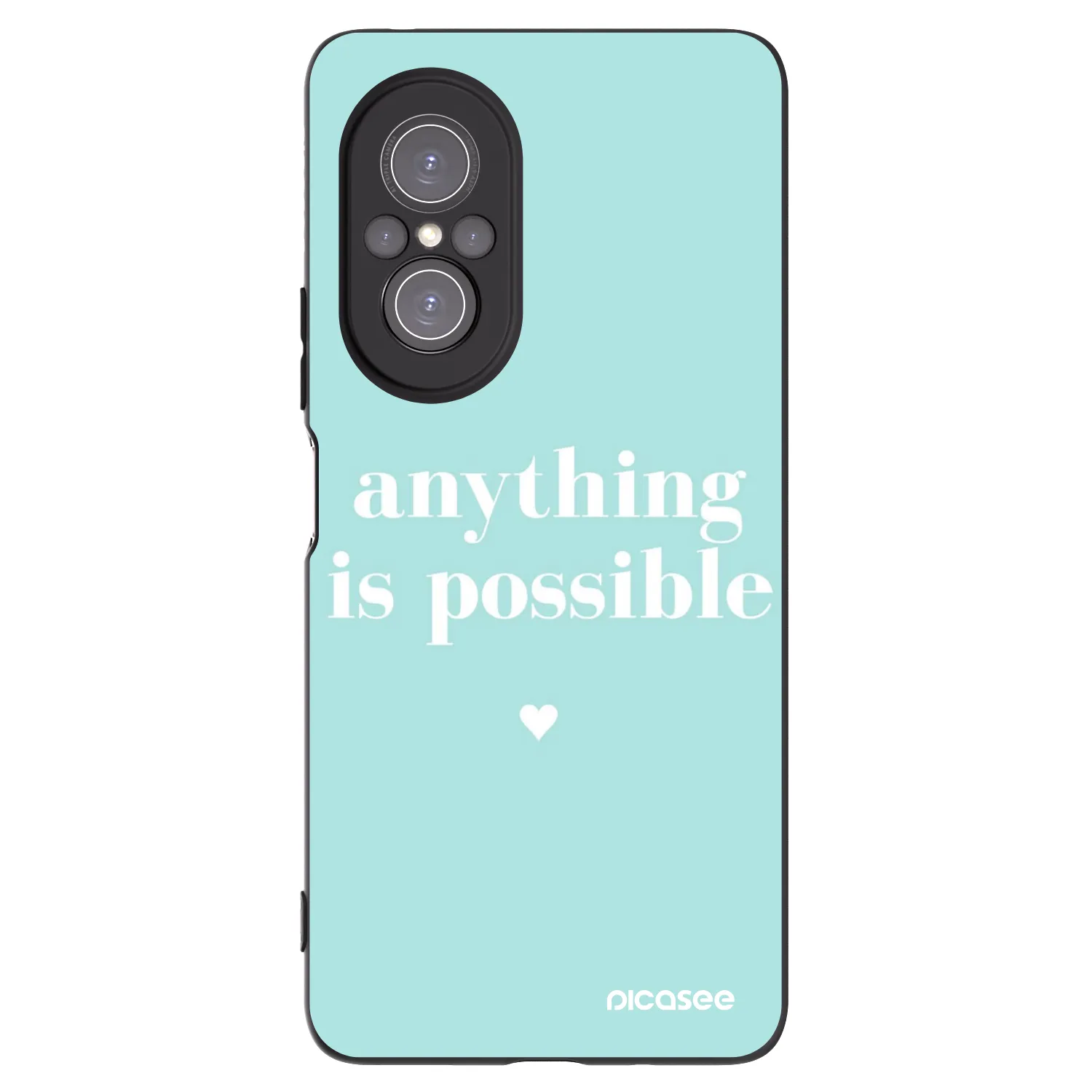 Picasee silikonski črni ovitek za Huawei Nova 9 SE - Anything is possible