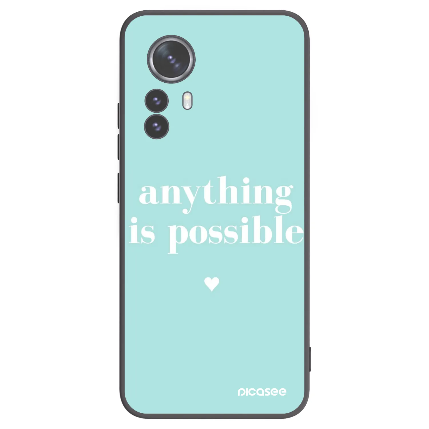 Picasee silikonski črni ovitek za Xiaomi 12 Pro - Anything is possible