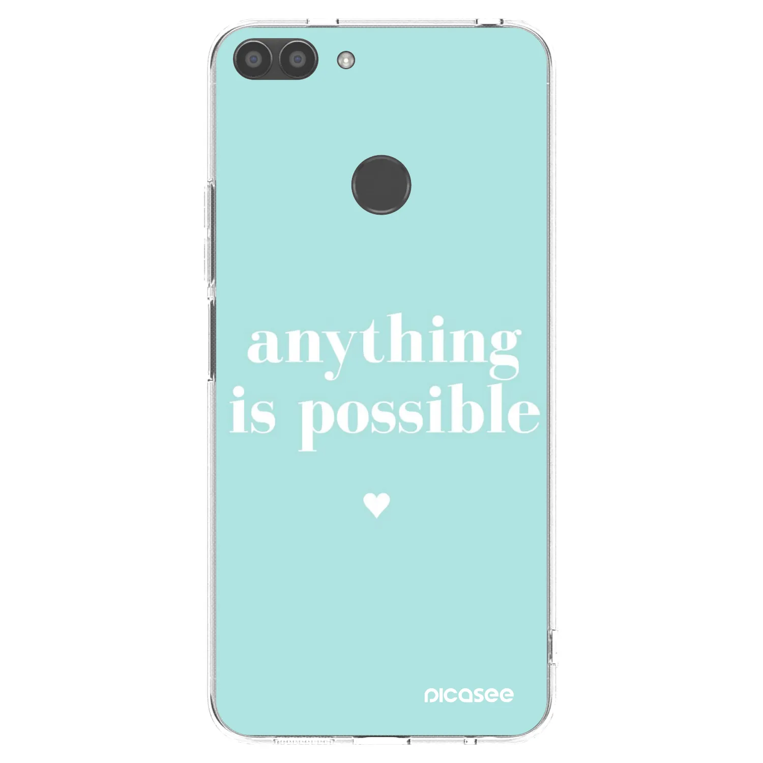 Picasee silikonski prozorni ovitek za Huawei P Smart - Anything is possible