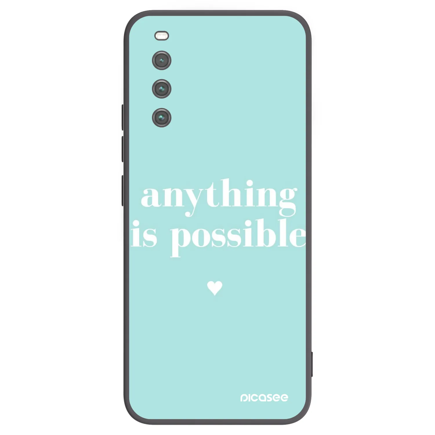 Picasee silikonski črni ovitek za Sony Xperia 10 IV 5G - Anything is possible