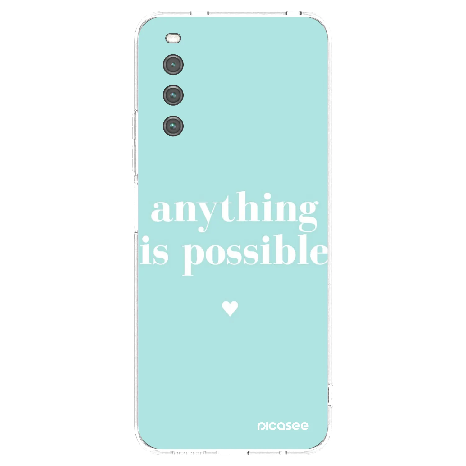 Picasee silikonski prozorni ovitek za Sony Xperia 10 IV 5G - Anything is possible