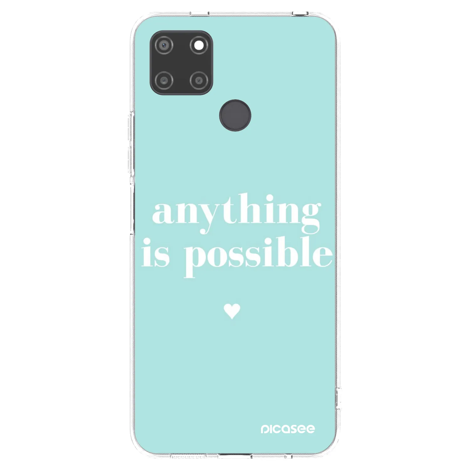 Picasee silikonski prozorni ovitek za Realme C21Y - Anything is possible