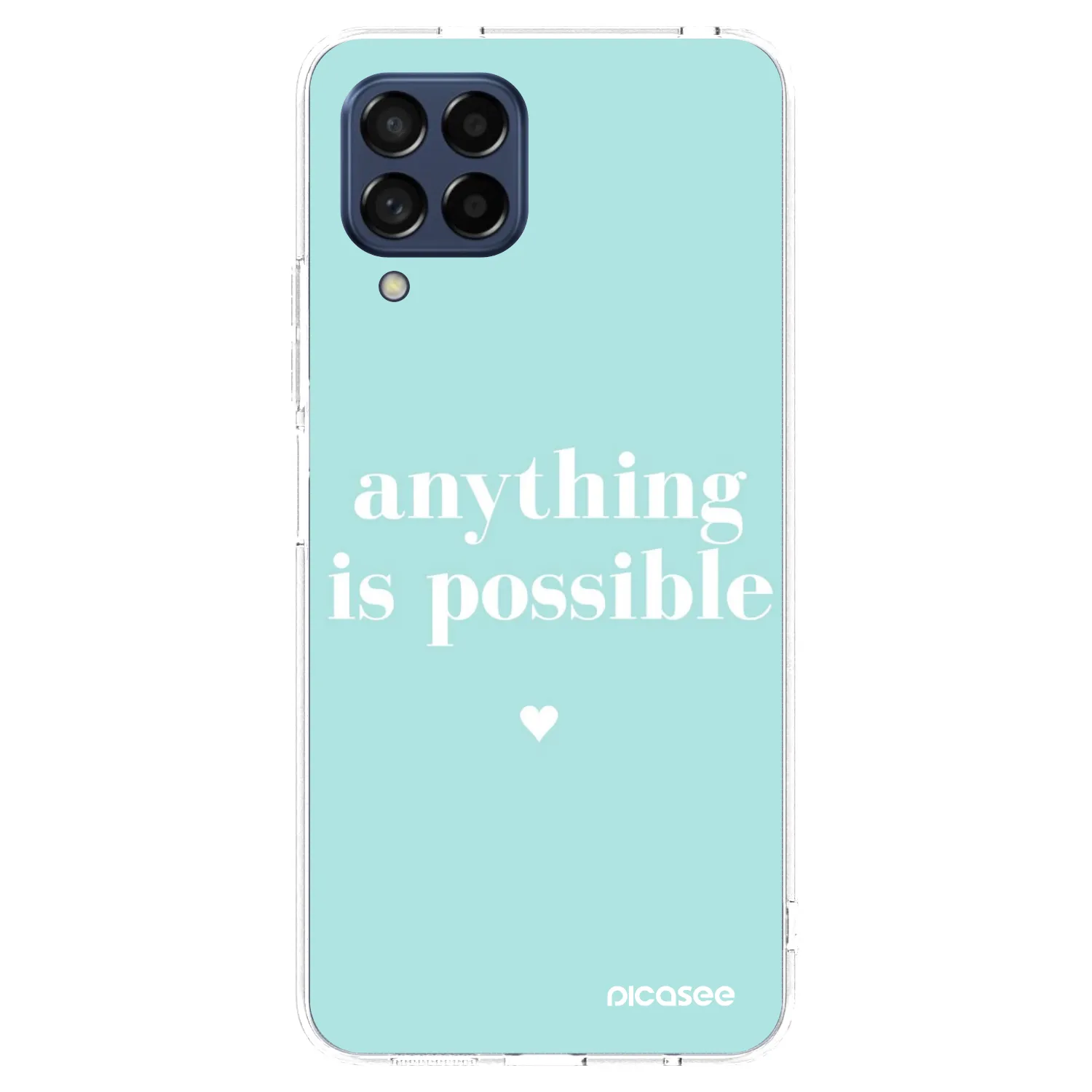 Picasee silikonski prozorni ovitek za Samsung Galaxy M53 5G - Anything is possible