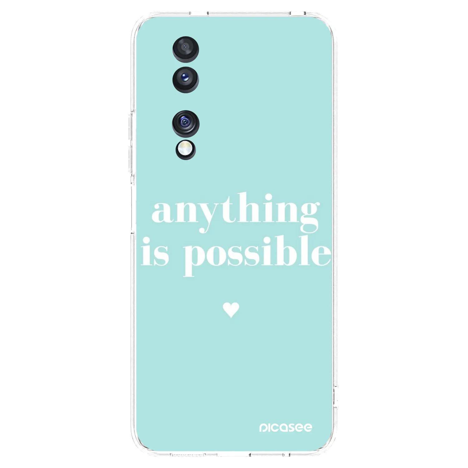 Picasee silikonski prozorni ovitek za Honor 70 - Anything is possible