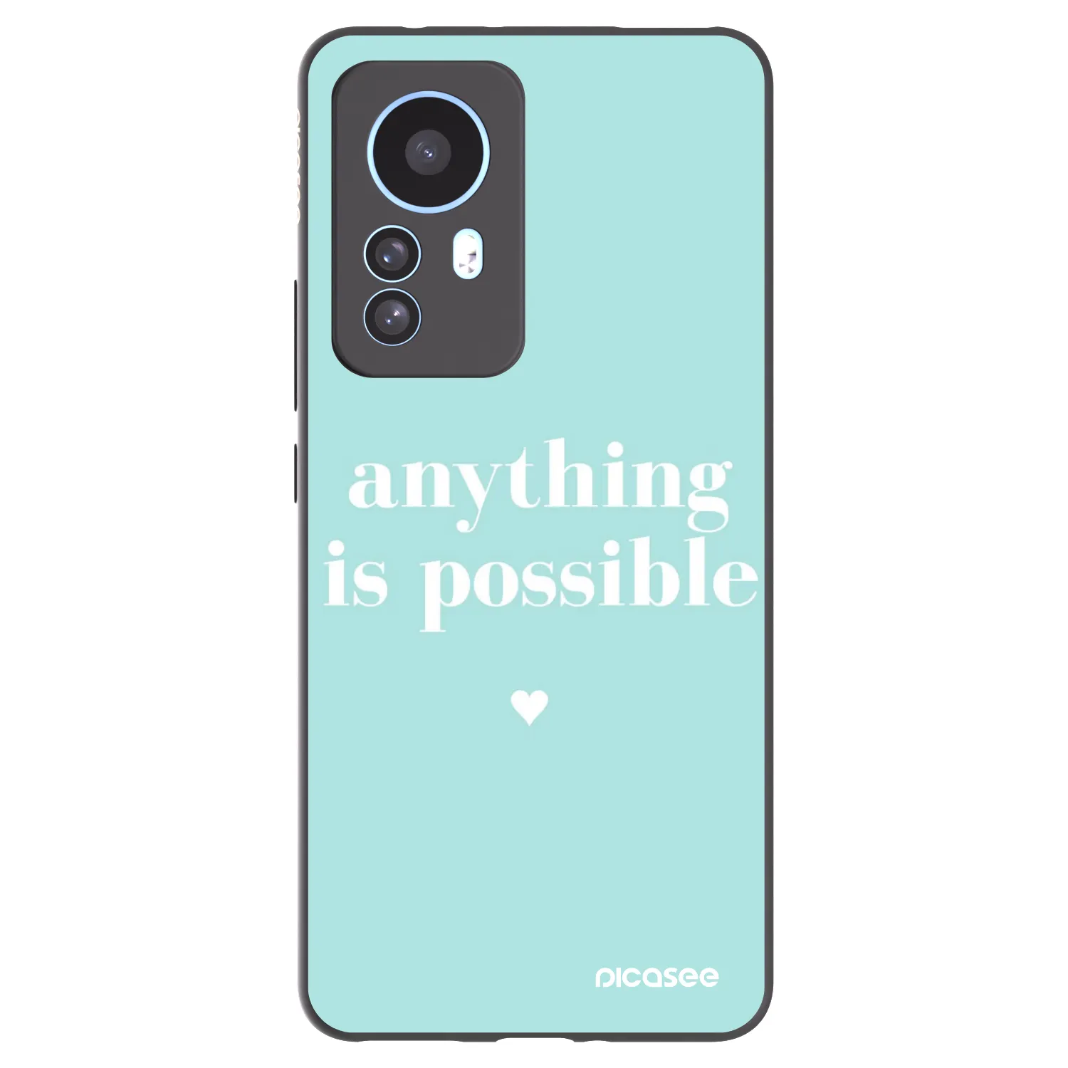 Picasee silikonski črni ovitek za Xiaomi 12T - Anything is possible