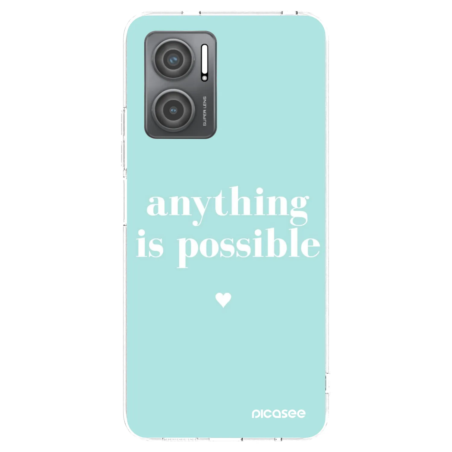 Picasee silikonski prozorni ovitek za Xiaomi Redmi 10 5G - Anything is possible