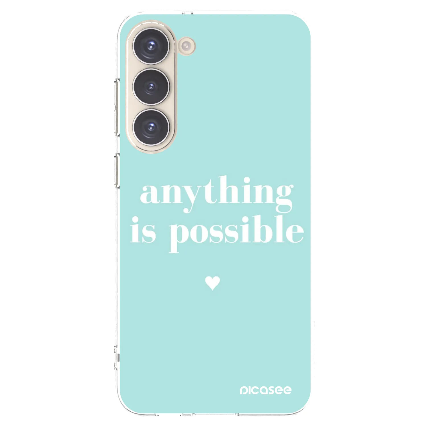 Picasee silikonski prozorni ovitek za Samsung Galaxy S23+ 5G - Anything is possible