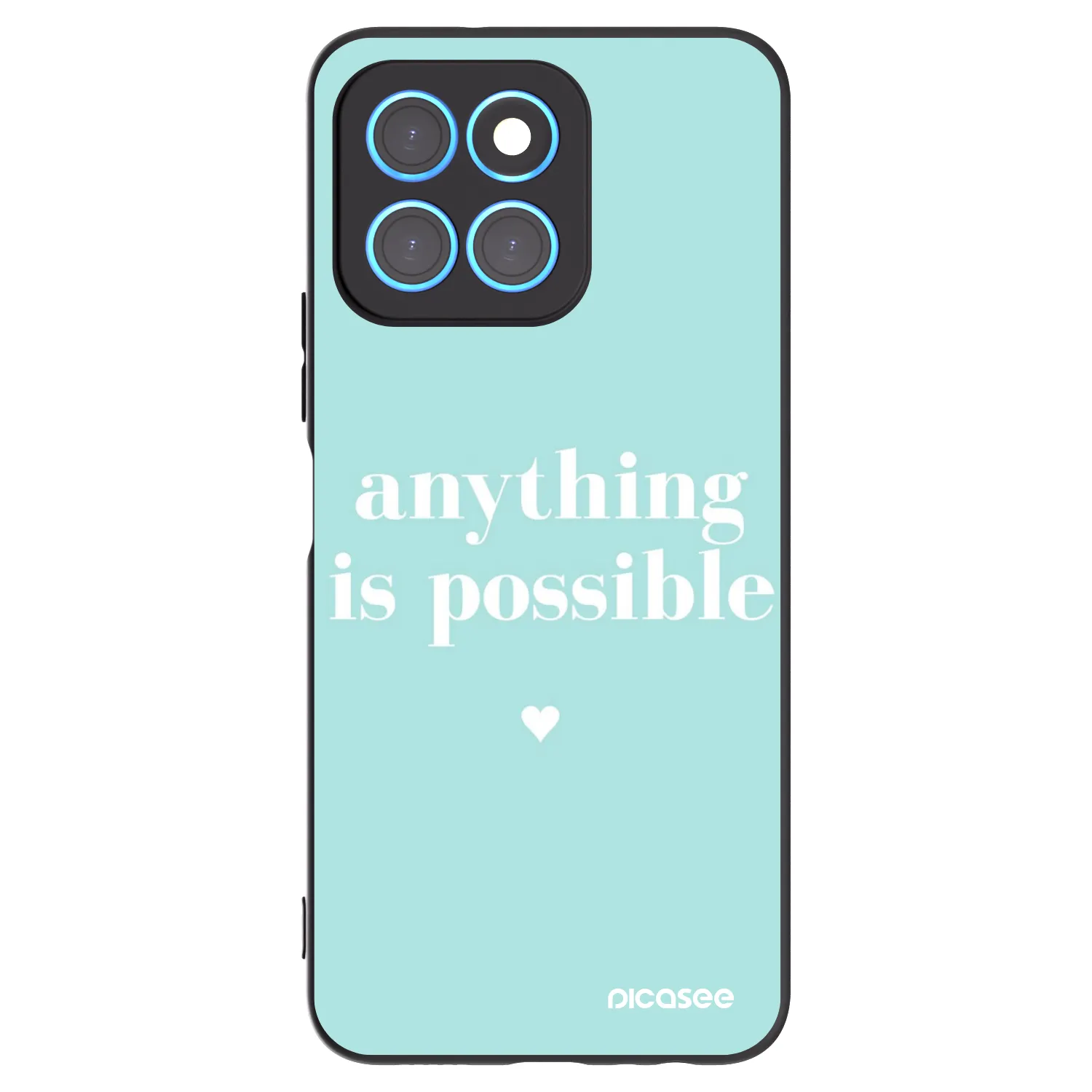 Picasee silikonski črni ovitek za Honor X6 - Anything is possible