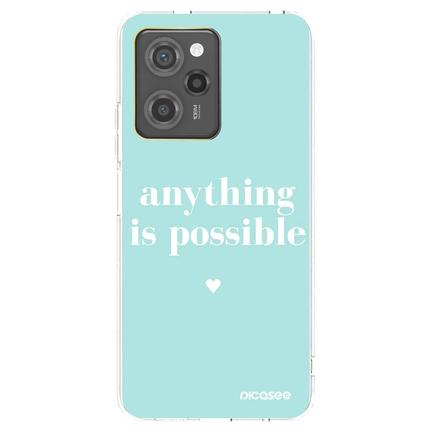 Picasee silikonski prozorni ovitek za Xiaomi Poco X5 Pro - Anything is possible