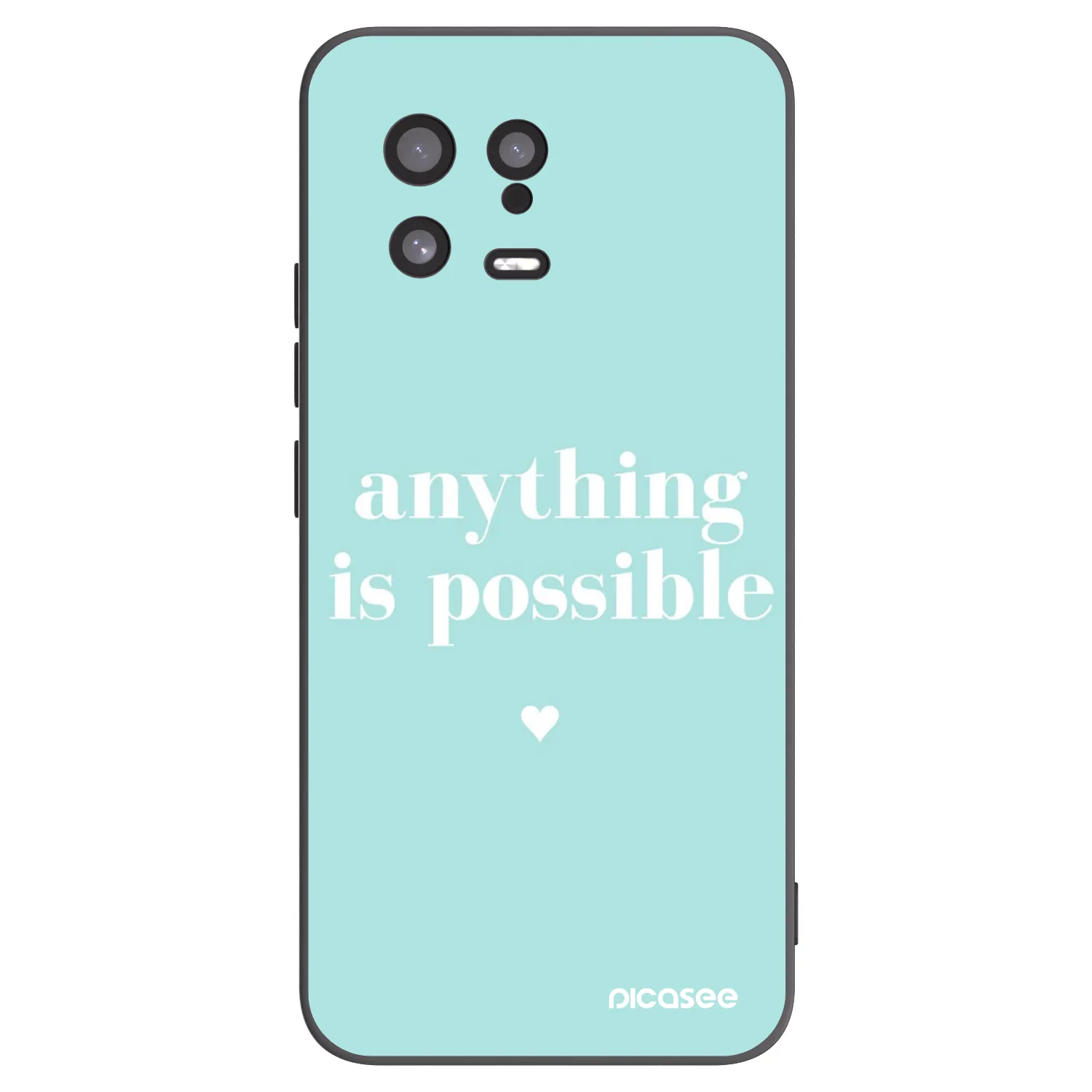 Picasee silikonski črni ovitek za Xiaomi 13 - Anything is possible