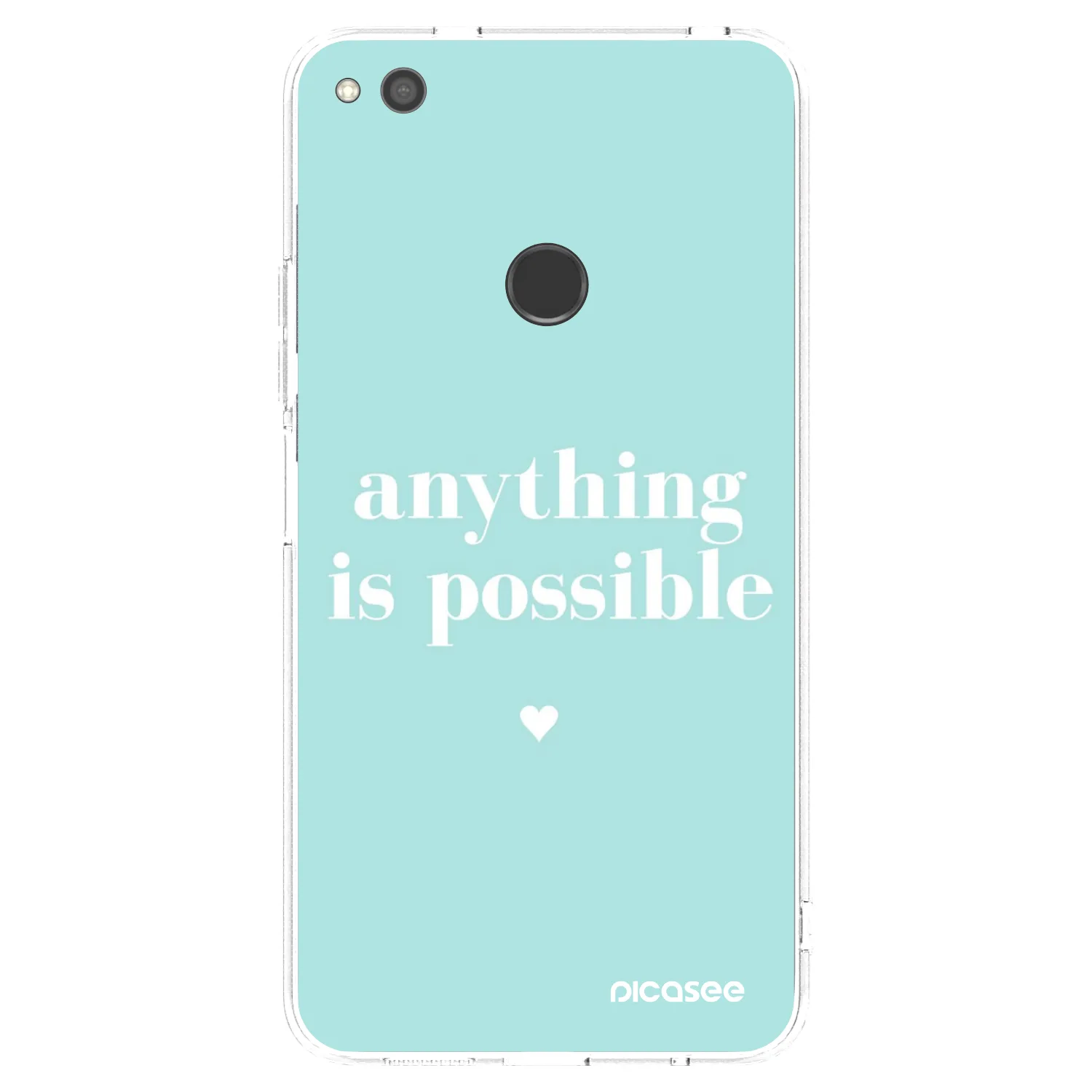 Picasee silikonski prozorni ovitek za Huawei P9 Lite 2017 - Anything is possible