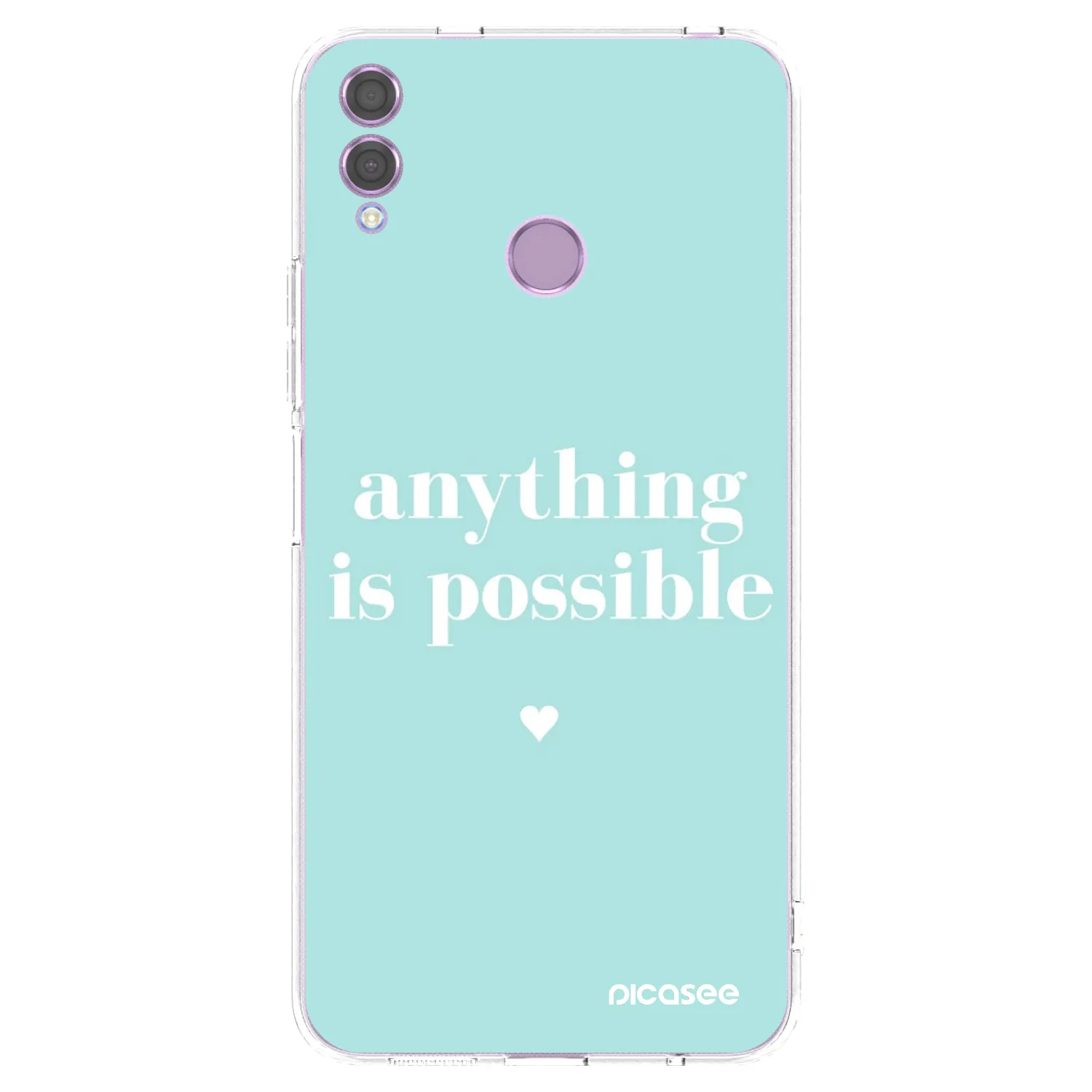 Picasee silikonski prozorni ovitek za Honor 8X - Anything is possible