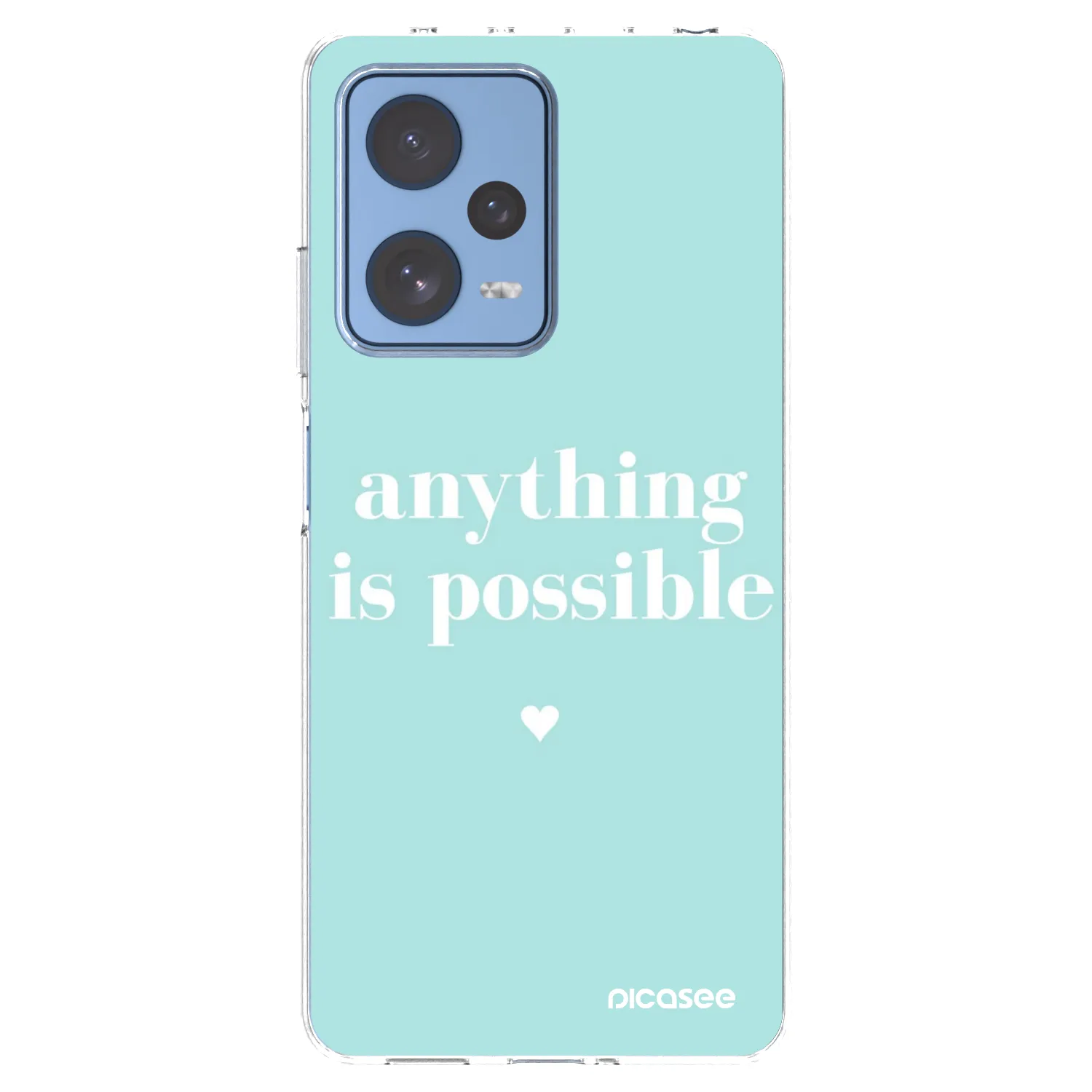 Picasee silikonski prozorni ovitek za Xiaomi Redmi Note 12 Pro 5G - Anything is possible