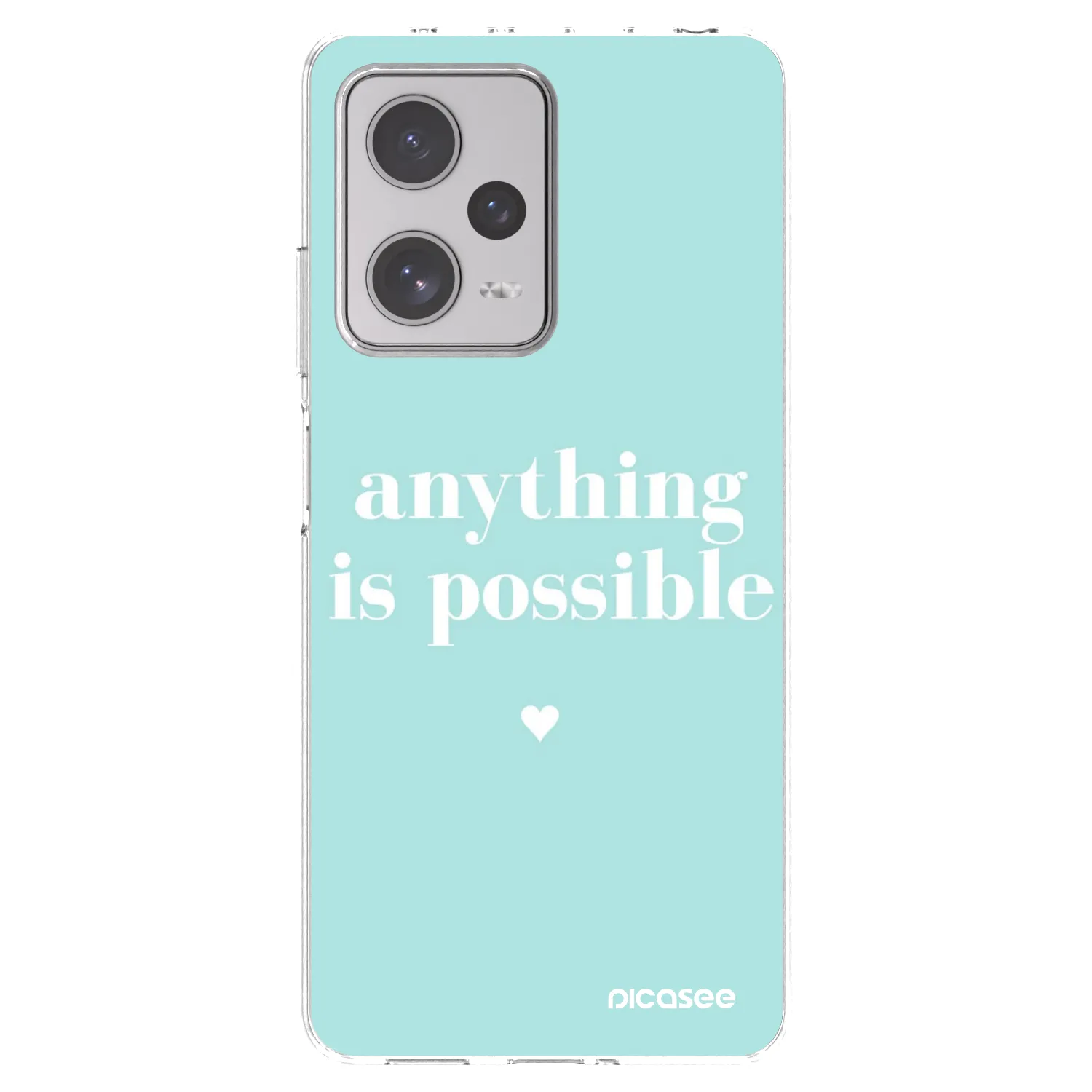 Picasee silikonski prozorni ovitek za Xiaomi Redmi Note 12 Pro+ 5G - Anything is possible