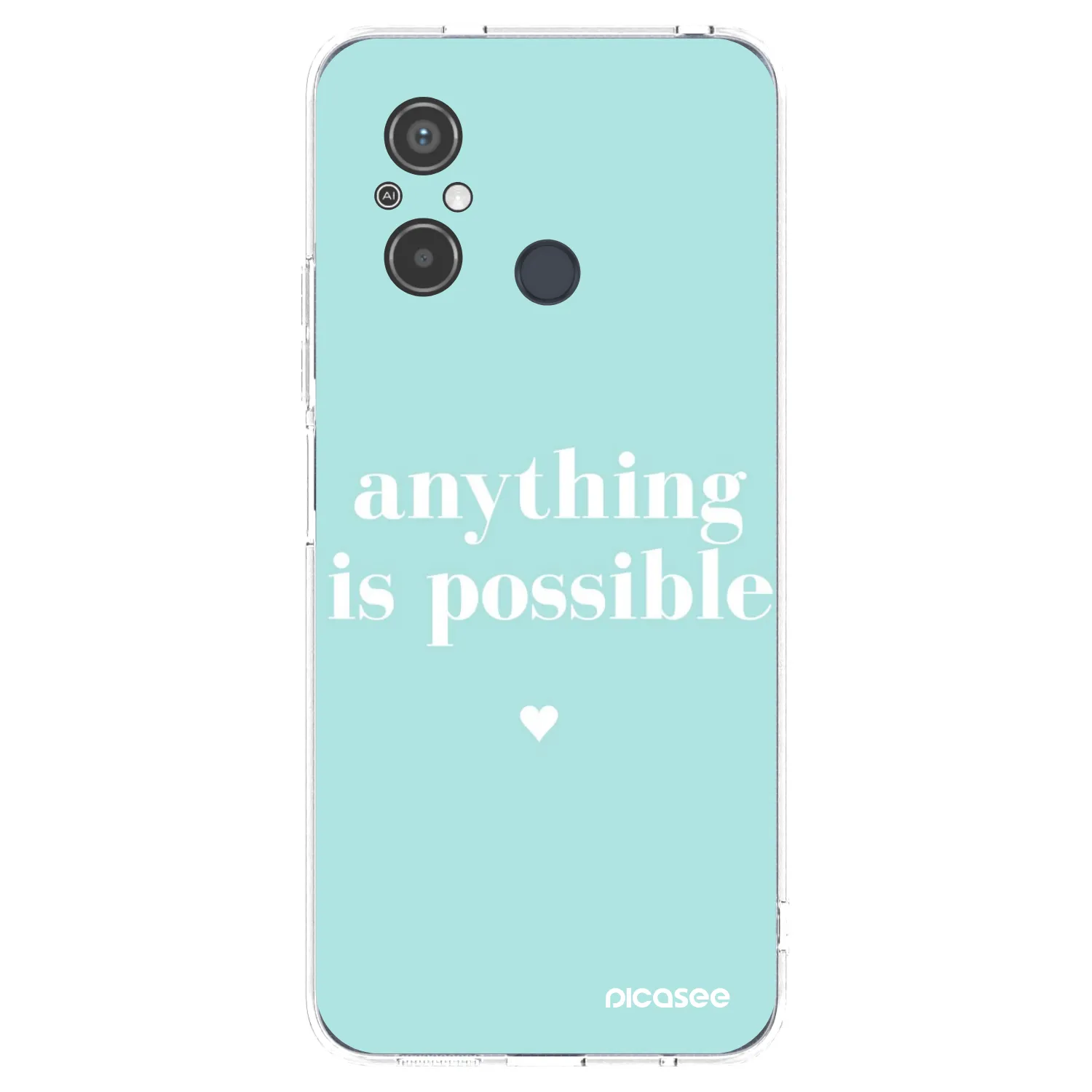 Picasee silikonski prozorni ovitek za Xiaomi Redmi 12C - Anything is possible