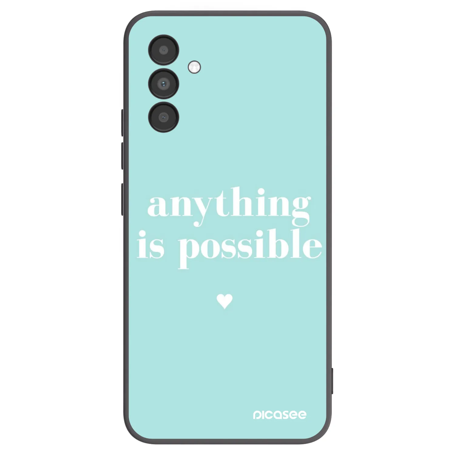 Picasee silikonski črni ovitek za Samsung Galaxy A04s A047F - Anything is possible