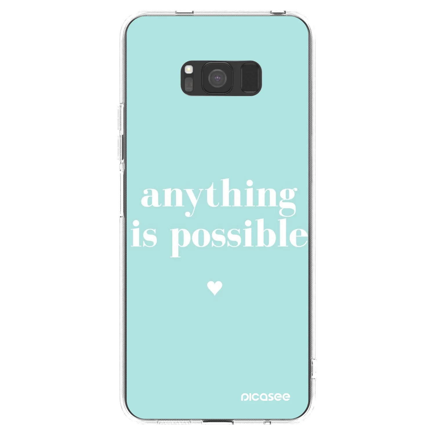 Picasee silikonski prozorni ovitek za Samsung Galaxy S8 G950F - Anything is possible