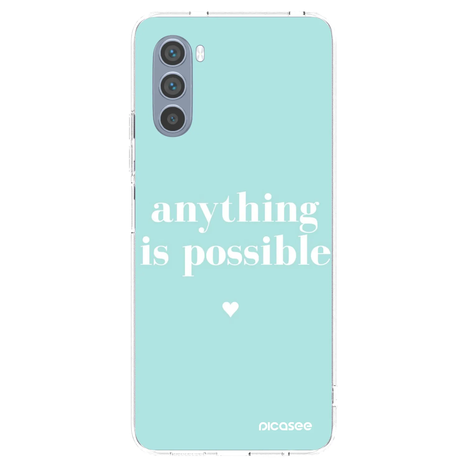 Picasee silikonski prozorni ovitek za Motorola Moto G62 - Anything is possible