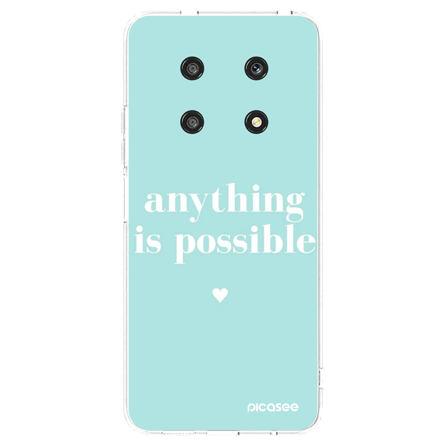 Picasee silikonski prozorni ovitek za Honor Magic4 Lite 5G - Anything is possible
