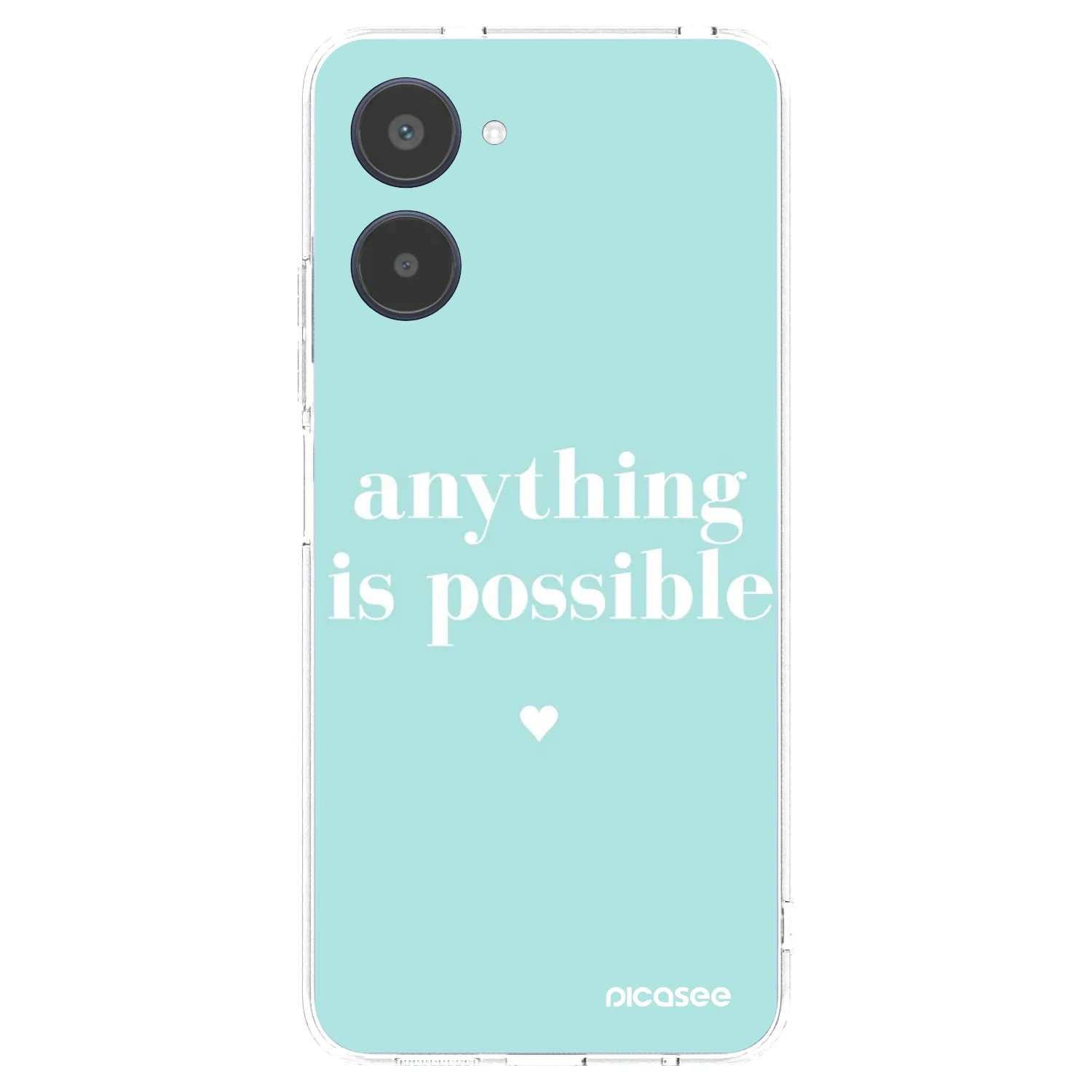 Picasee silikonski prozorni ovitek za Realme 10 4G - Anything is possible