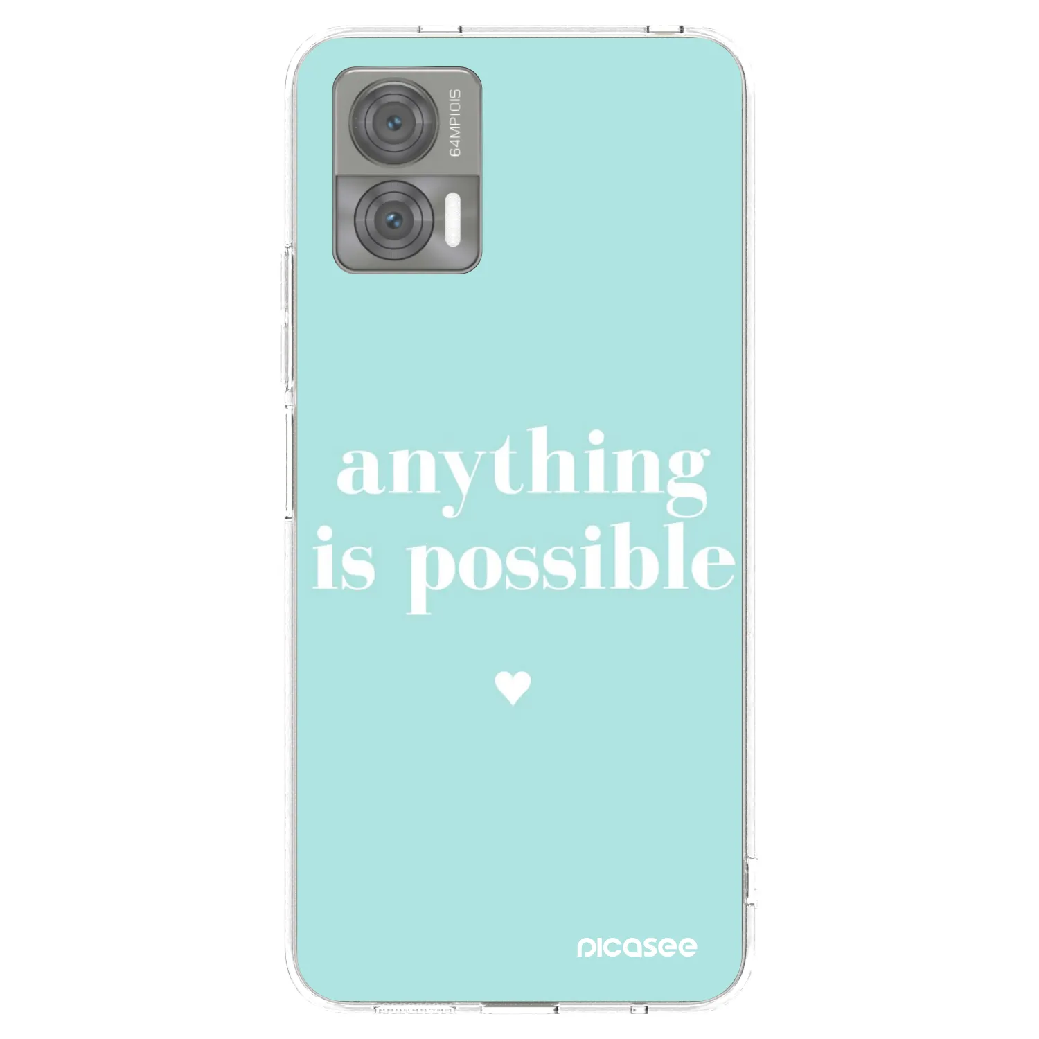 Picasee silikonski prozorni ovitek za Motorola Edge 30 Neo - Anything is possible