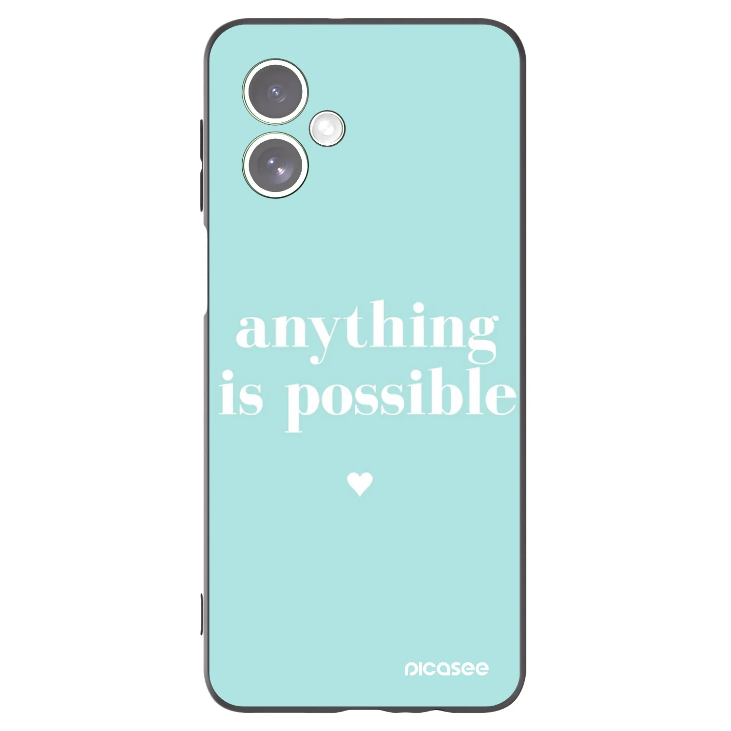 Picasee silikonski črni ovitek za Motorola Moto G54 5G - Anything is possible
