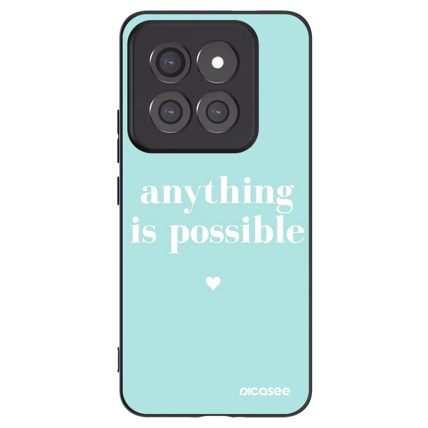 Picasee silikonski črni ovitek za Xiaomi 14 Pro - Anything is possible