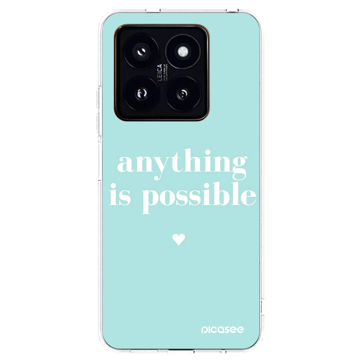 Picasee silikonski prozorni ovitek za Xiaomi 14 Pro - Anything is possible
