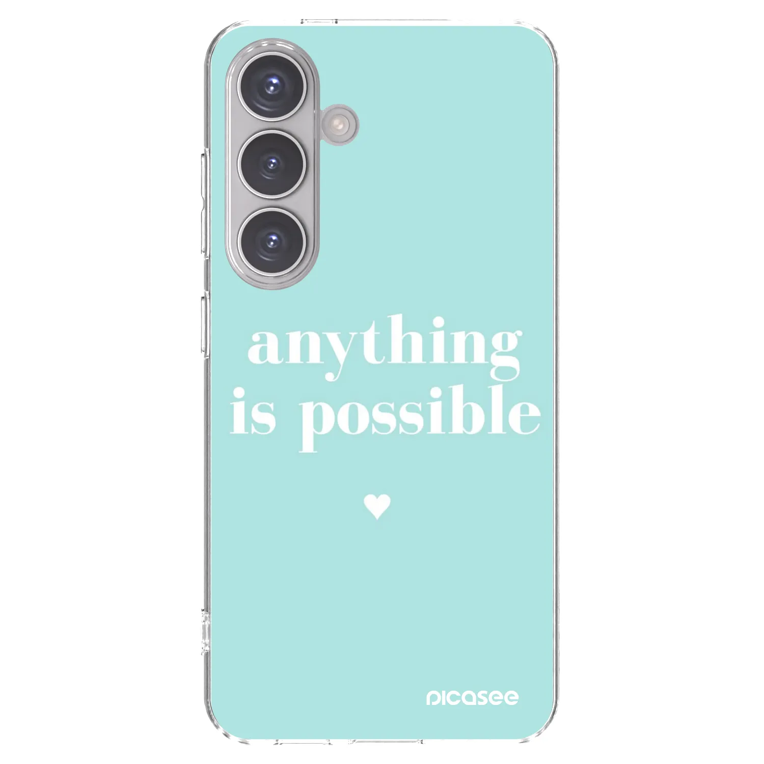 Picasee silikonski prozorni ovitek za Samsung Galaxy S24 S921B 5G - Anything is possible