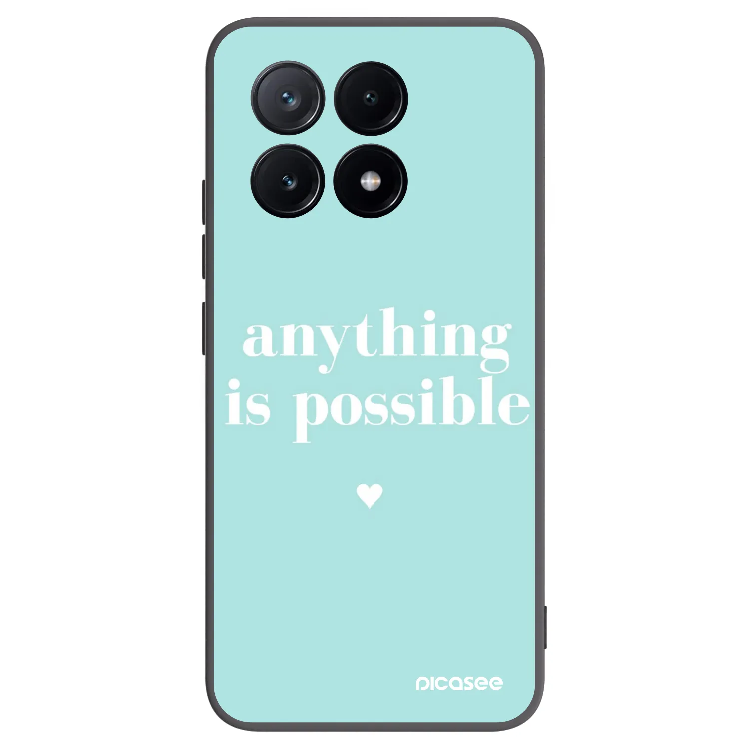 Picasee silikonski črni ovitek za Xiaomi Poco X6 Pro - Anything is possible