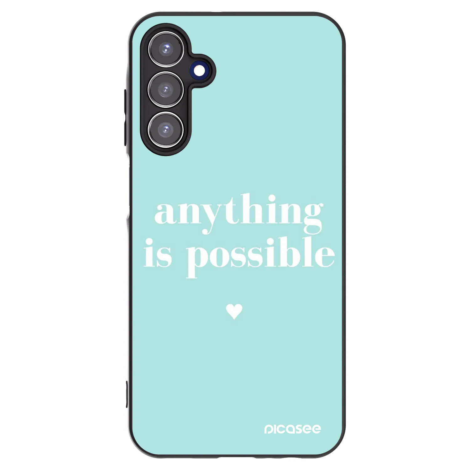 Picasee silikonski črni ovitek za Samsung Galaxy A15 A156B 5G - Anything is possible