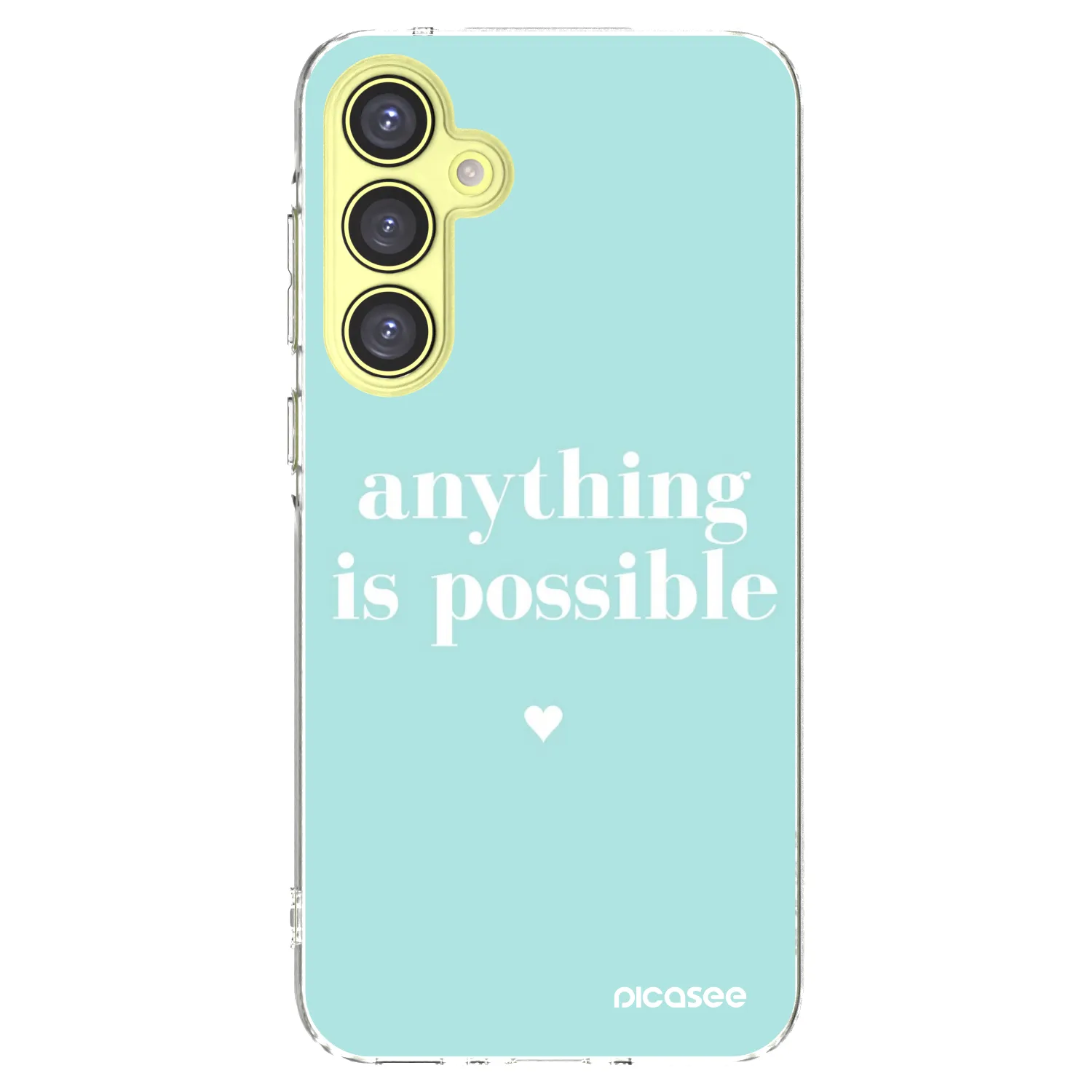 Picasee silikonski prozorni ovitek za Samsung Galaxy A35 5G A356B - Anything is possible
