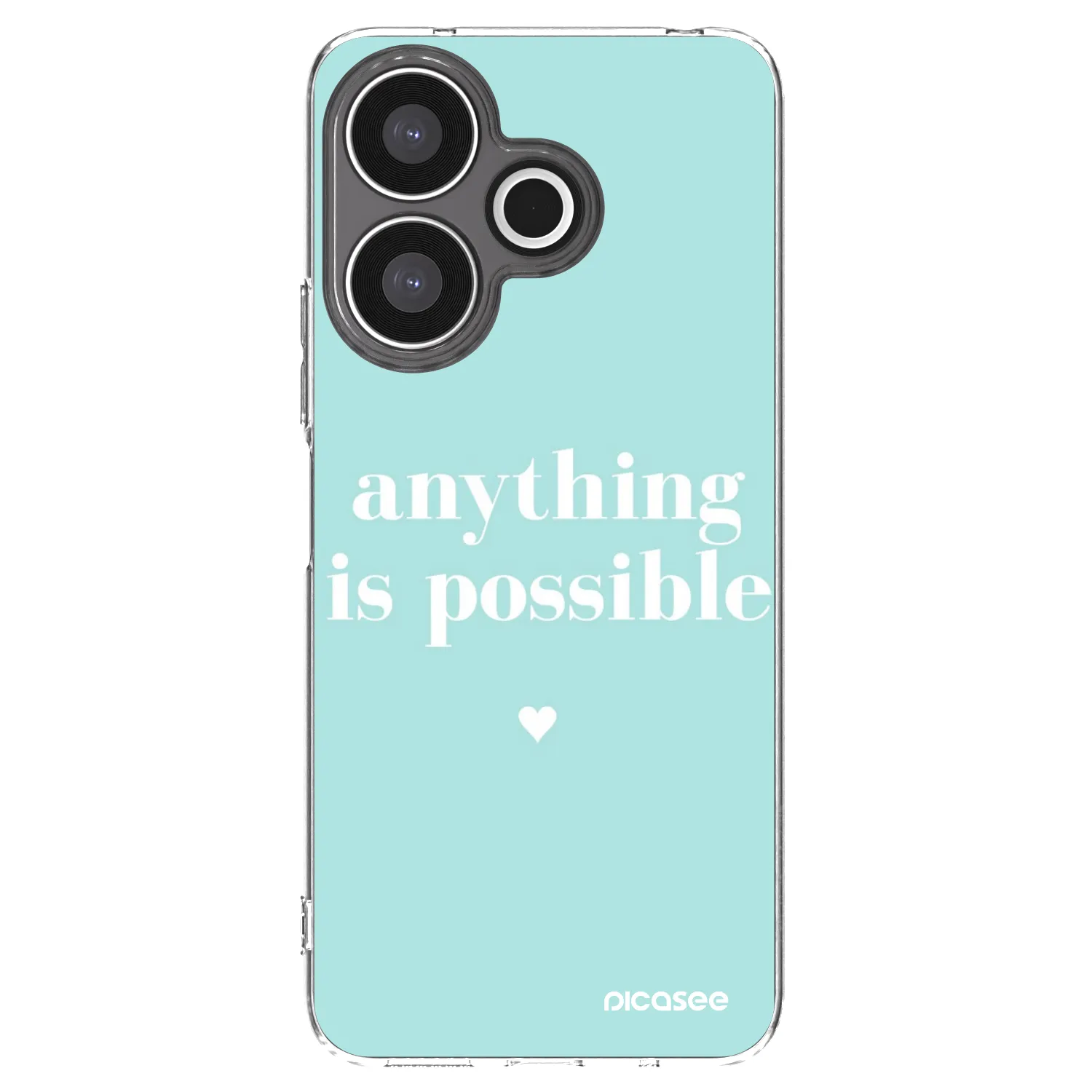 Picasee silikonski prozorni ovitek za Xiaomi Redmi 13 4G - Anything is possible