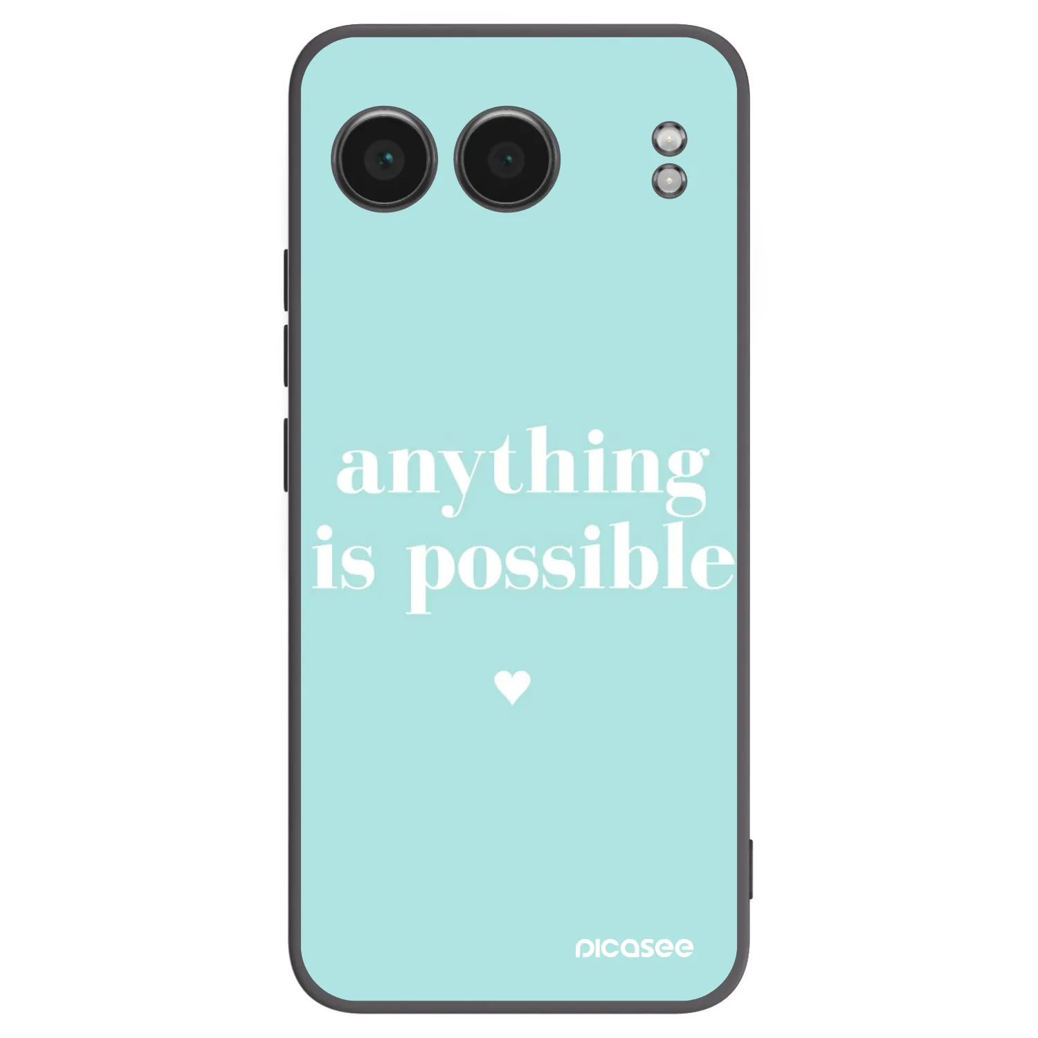 Picasee silikonski črni ovitek za OnePlus Nord 4 - Anything is possible