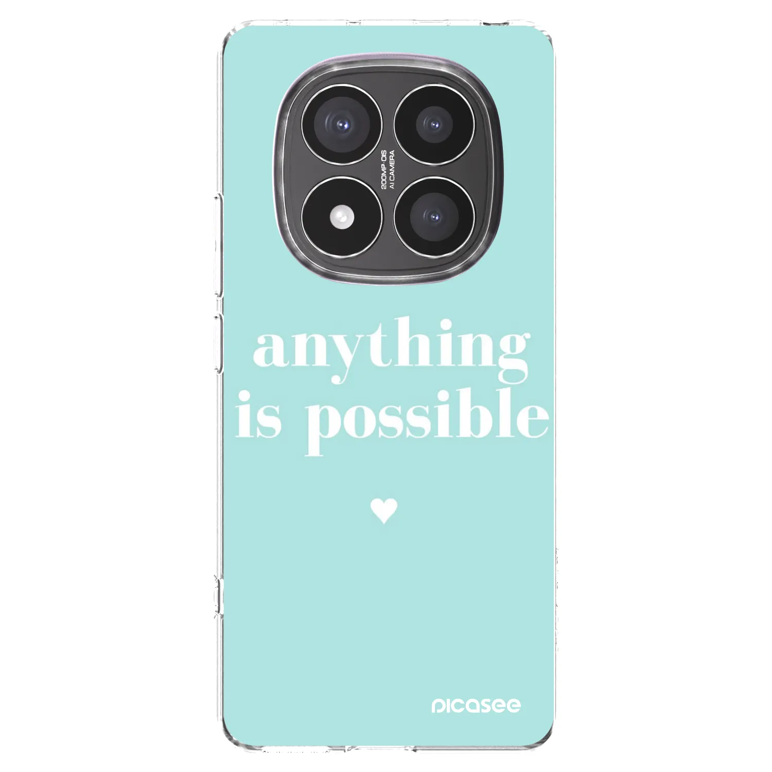 Picasee silikonski prozorni ovitek za Xiaomi Redmi Note 14 Pro+ 5G - Anything is possible