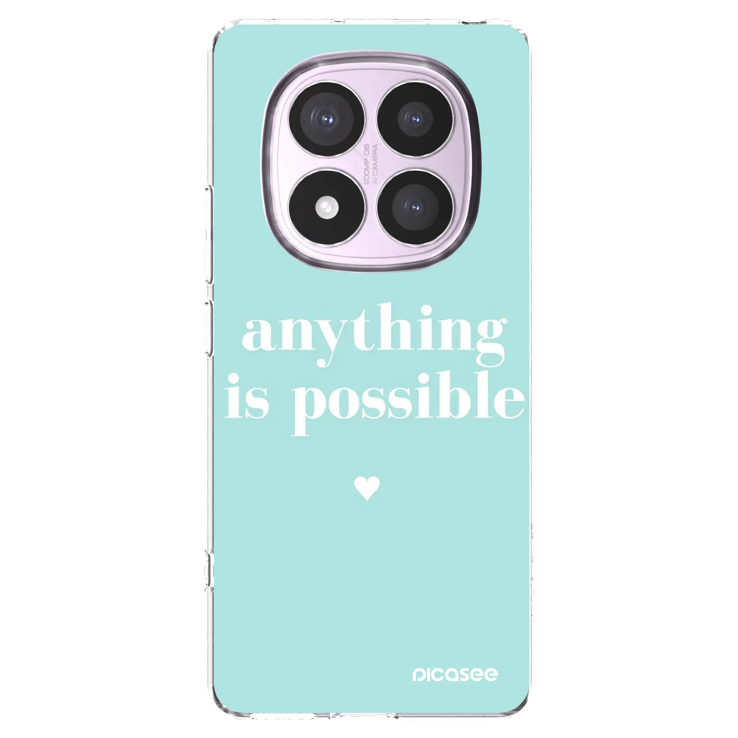 Picasee silikonski prozorni ovitek za Xiaomi Redmi Note 14 Pro 5G - Anything is possible