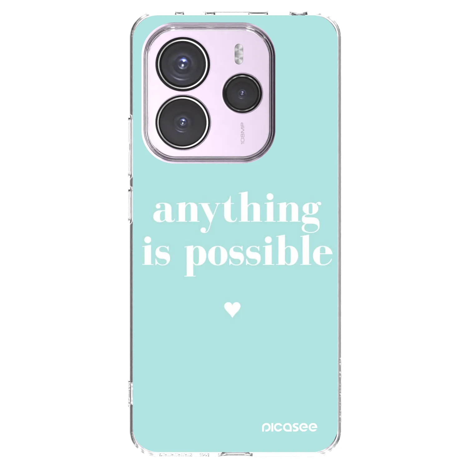 Picasee silikonski prozorni ovitek za Xiaomi Redmi Note 14 5G - Anything is possible