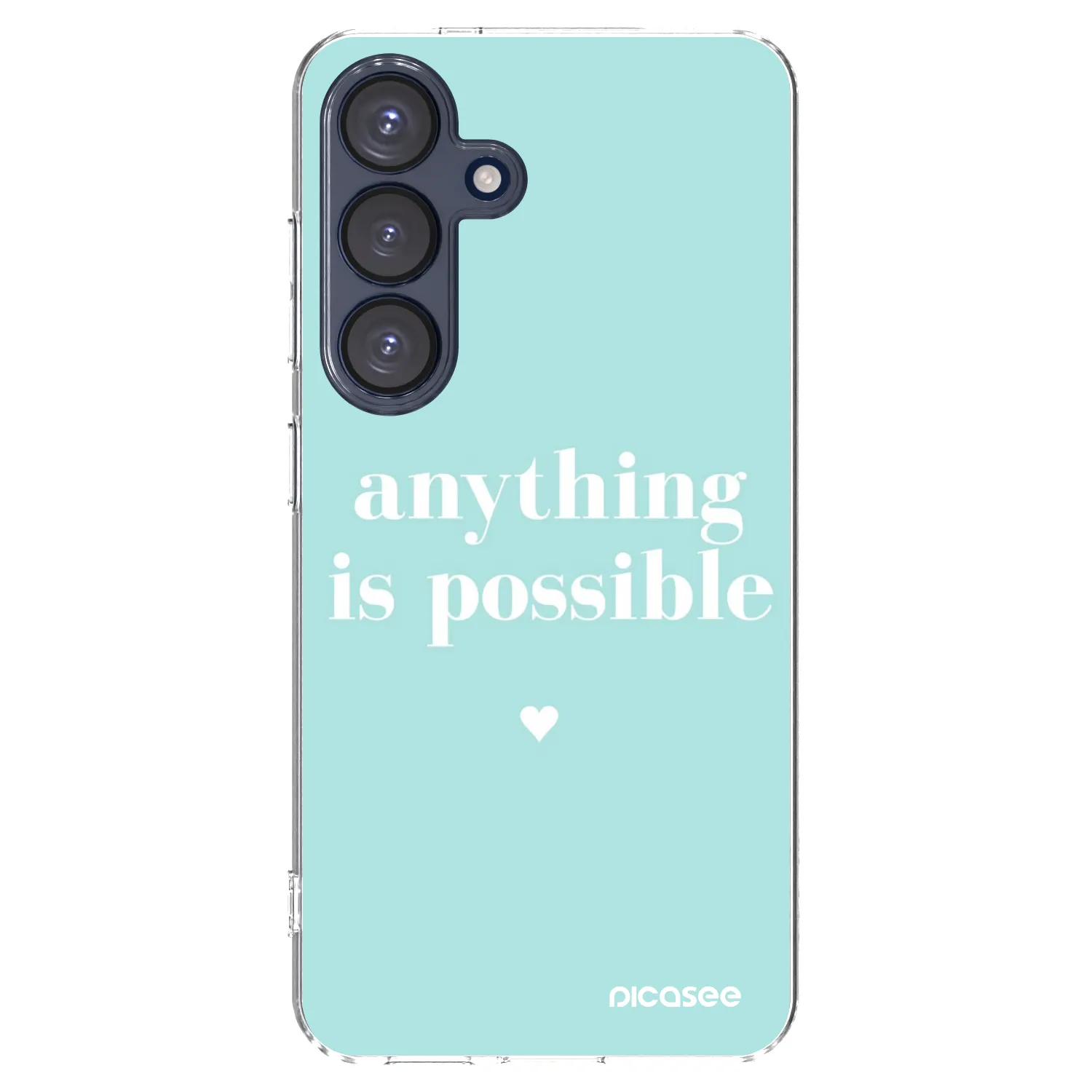 Picasee silikonski prozorni ovitek za Samsung Galaxy S25 5G - Anything is possible