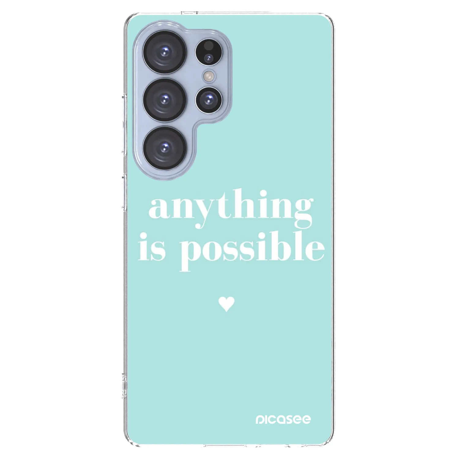Picasee silikonski prozorni ovitek za Samsung Galaxy S25 Ultra 5G - Anything is possible