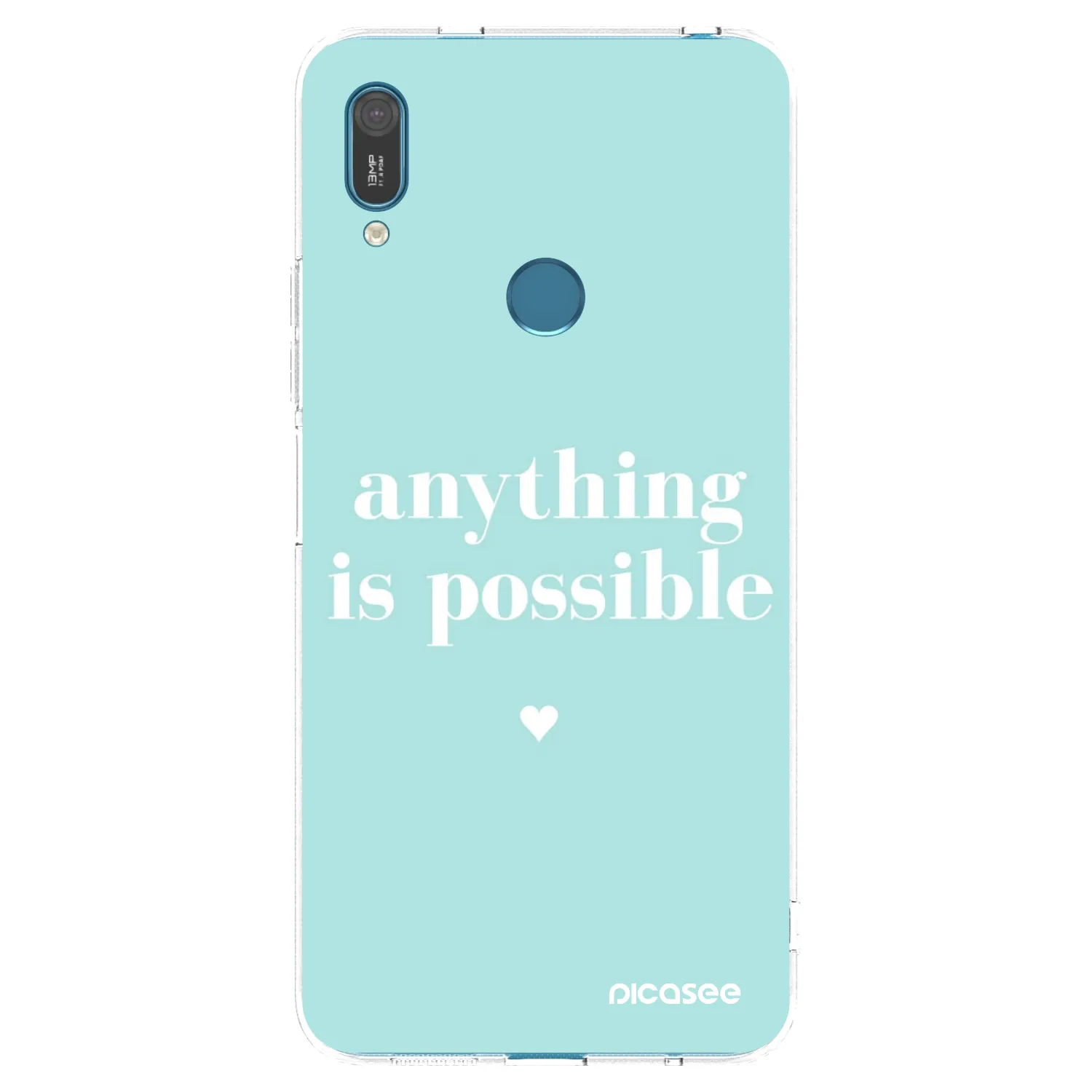 Picasee silikonski prozorni ovitek za Huawei Y7 2019 - Anything is possible