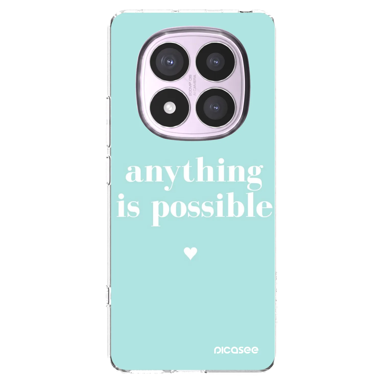 Picasee silikonski prozorni ovitek za Xiaomi Redmi Note 14 Pro 4G - Anything is possible