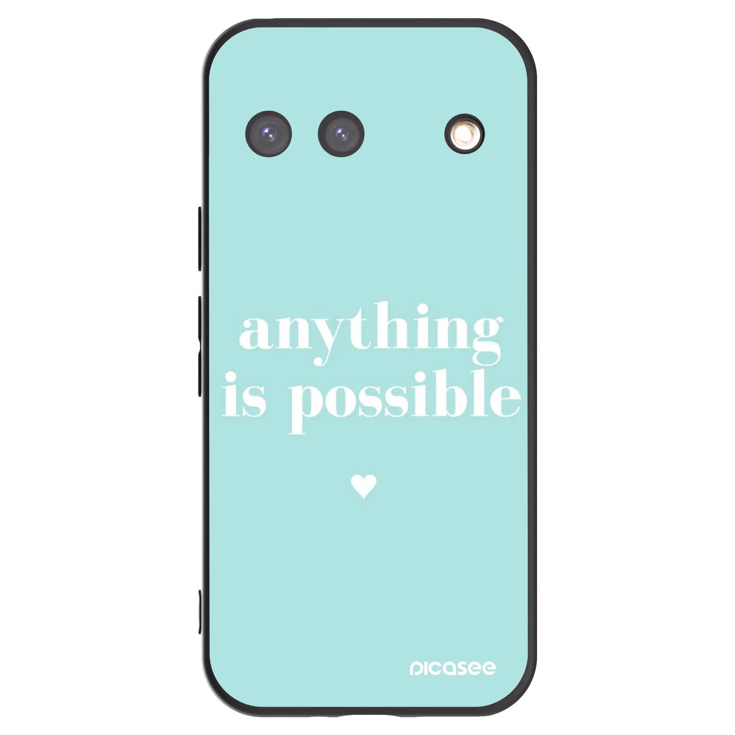 Picasee silikonski črni ovitek za Google Pixel 9 - Anything is possible
