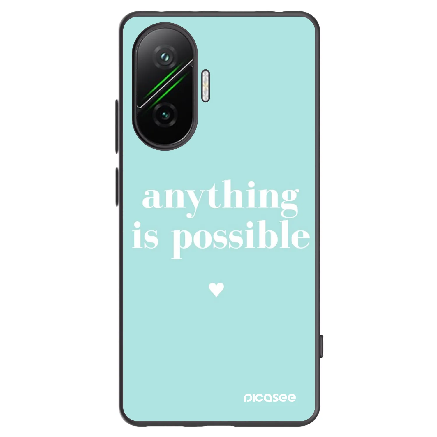 Picasee silikonski črni ovitek za Xiaomi Poco F7 5G - Anything is possible