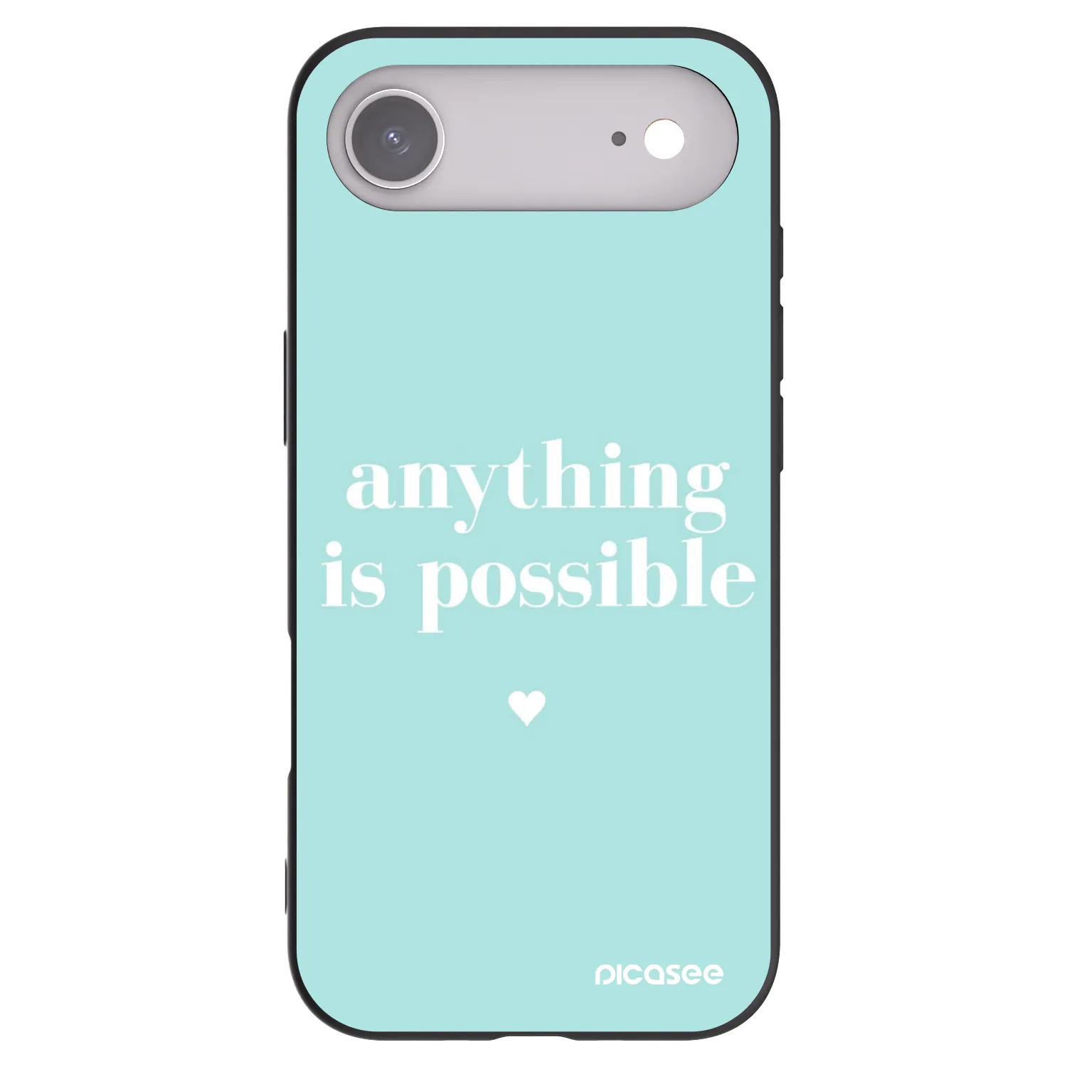 Picasee silikonski črni ovitek za Apple iPhone Air - Anything is possible
