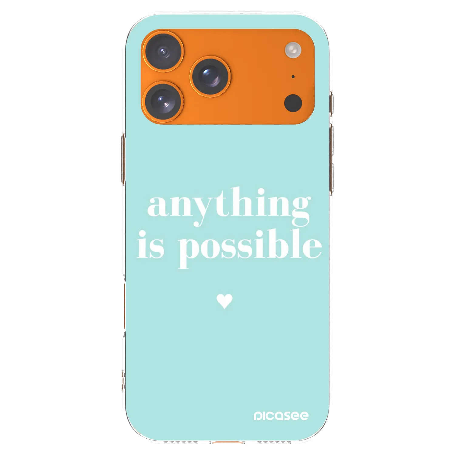 Picasee silikonski prozorni ovitek za Apple iPhone 17 Pro Max - Anything is possible