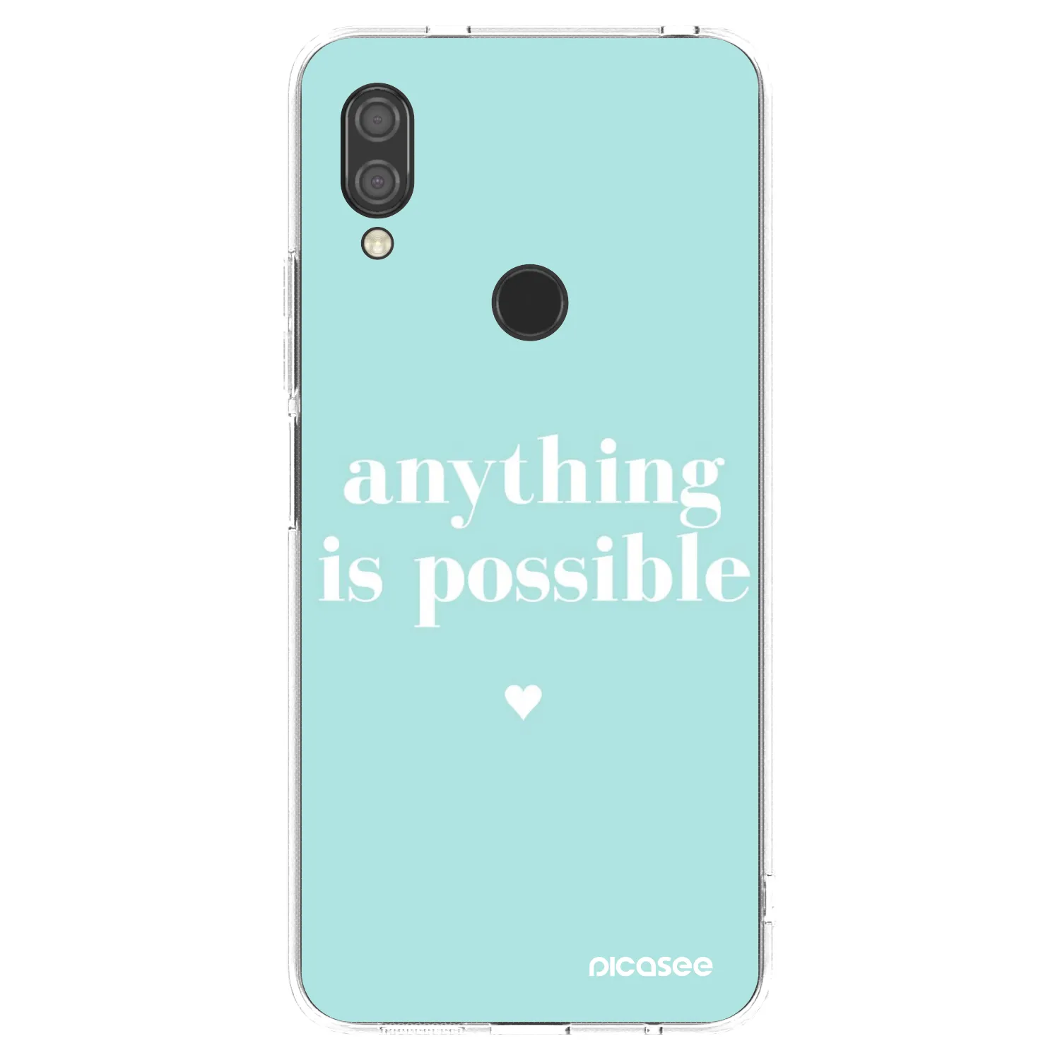 Picasee silikonski prozorni ovitek za Xiaomi Redmi 7 - Anything is possible